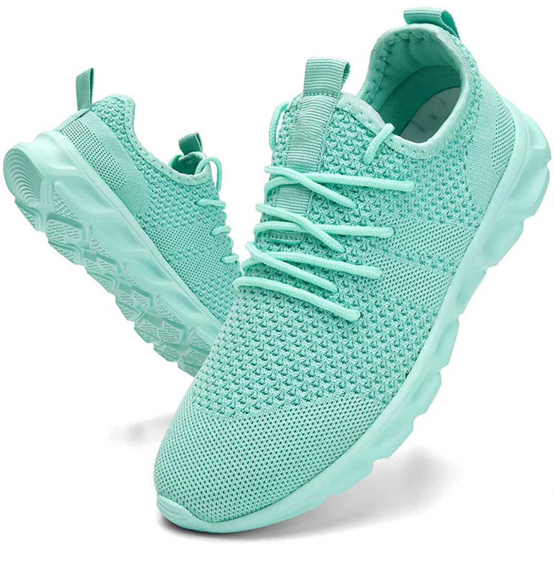Damskie lekkie sneakersy sportowe – oddychające, elastyczne