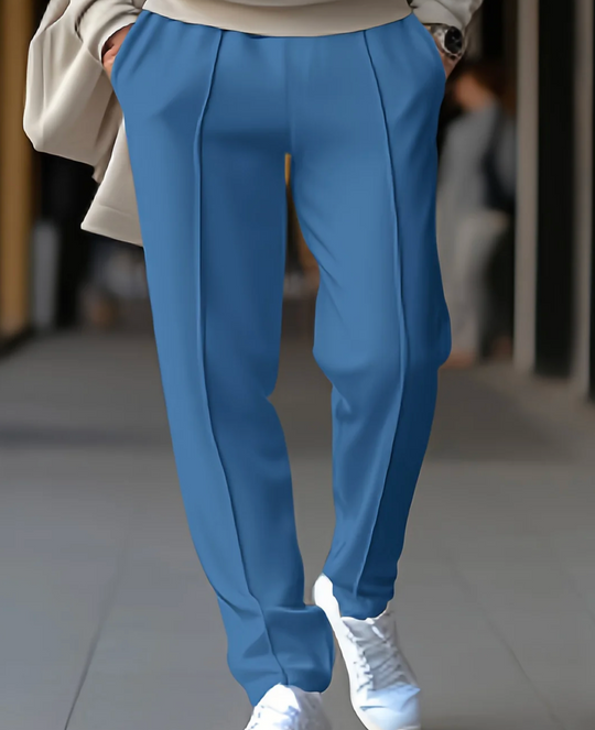 Spodnie męskie eleganckie – dopasowane, elastyczne, styl smart casual