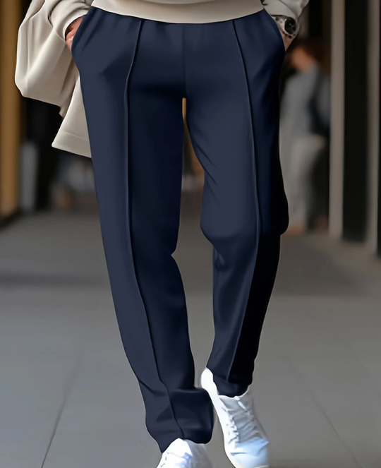 Spodnie męskie eleganckie – dopasowane, elastyczne, styl smart casual