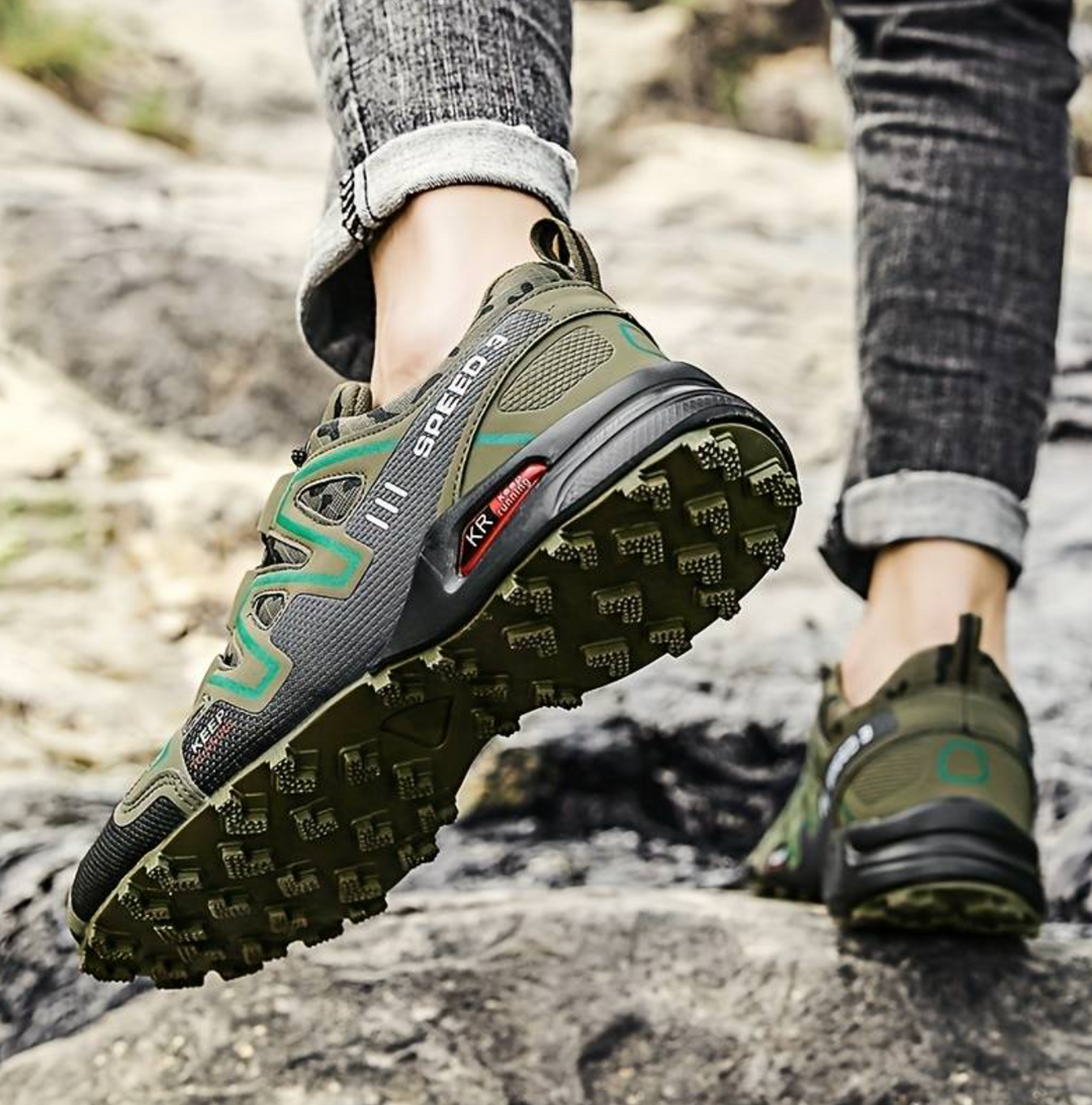Buty trekkingowe męskie wodoodporne – lekkie obuwie outdoor z antypoślizgową podeszwą