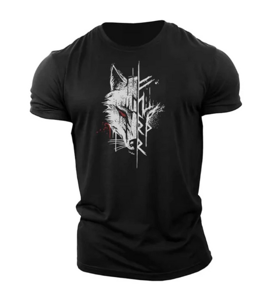 Męski t-shirt bawełniany z nadrukiem – stylowa koszulka casual