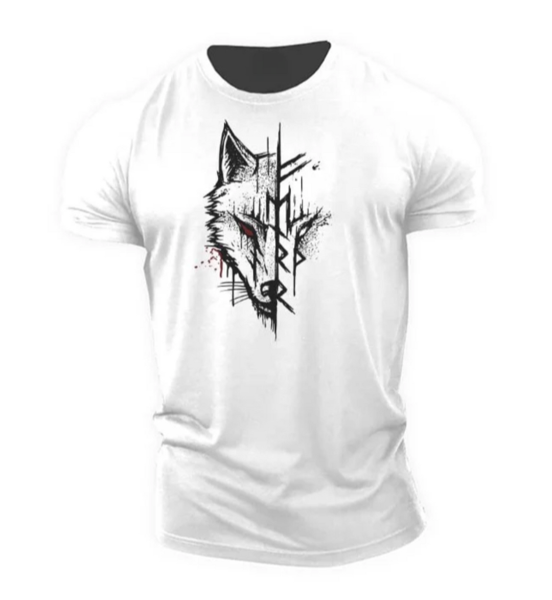 Męski t-shirt bawełniany z nadrukiem – stylowa koszulka casual