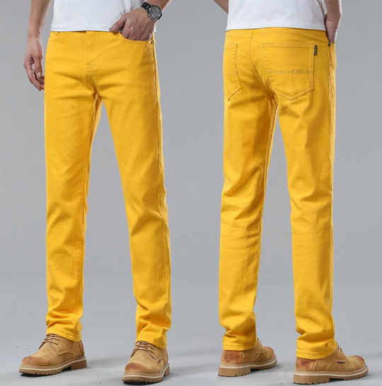 Męskie spodnie jeans slim fit – elastyczne, nowoczesne i uniwersalne
