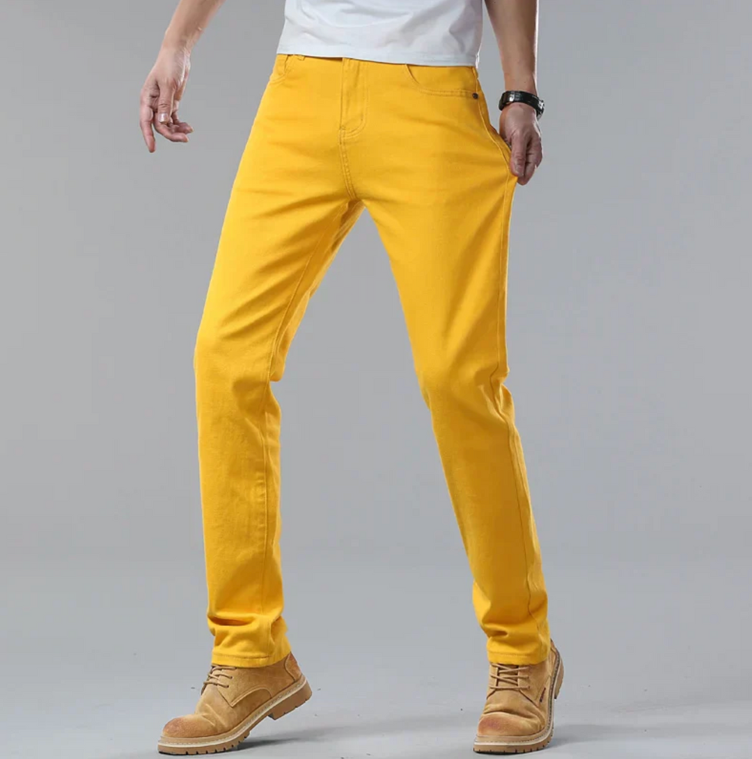 Męskie spodnie jeans slim fit – elastyczne, nowoczesne i uniwersalne