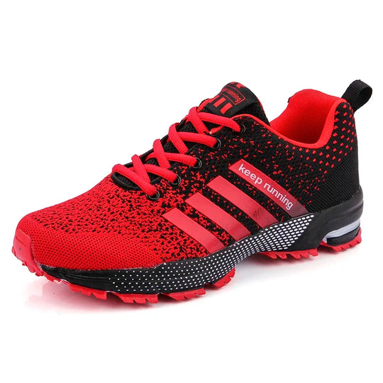 Męskie buty sportowe do biegania – lekkie sneakersy z oddychającą siateczką i amortyzacją