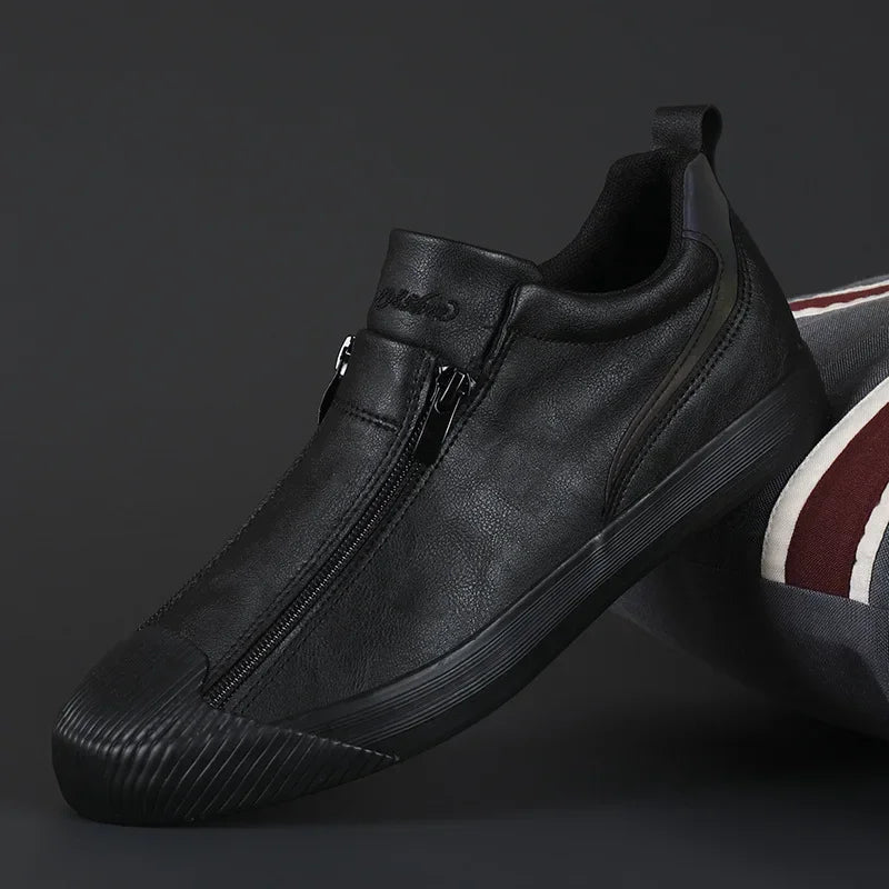 Męskie sneakersy na zamek – wygodne, amortyzujące, podwyższające
