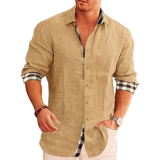 Męska koszula casual slim fit – elegancka koszula na co dzień